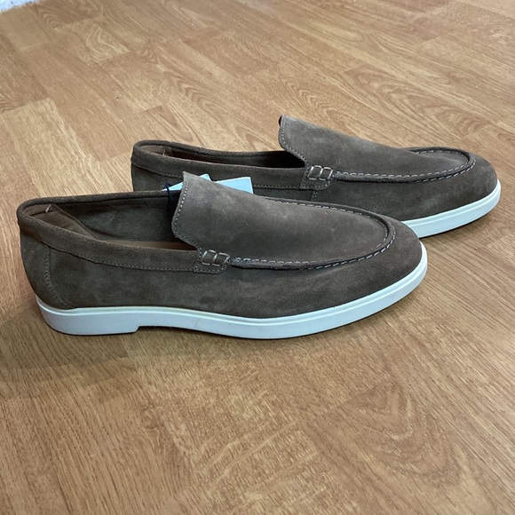 ZARA Suede Men’s Moccasin shoes 👞 New with 🏷 - Picture 4 of 9